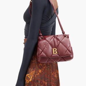 Balenciaga Touch Puffy Quilted Leather Bag